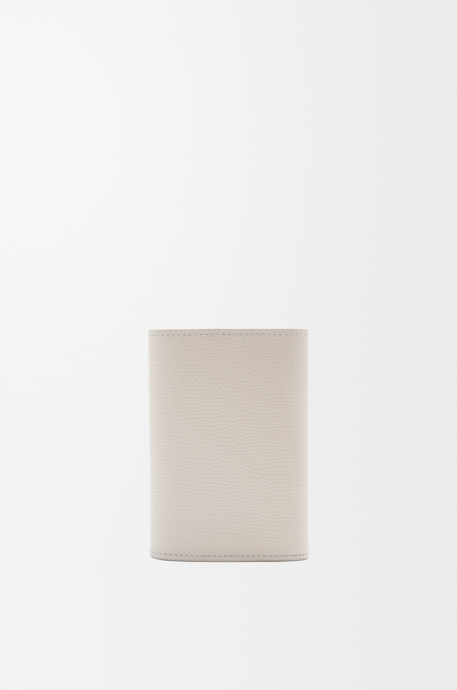 Anagram small vertical wallet in pebble grain calfskin - 4