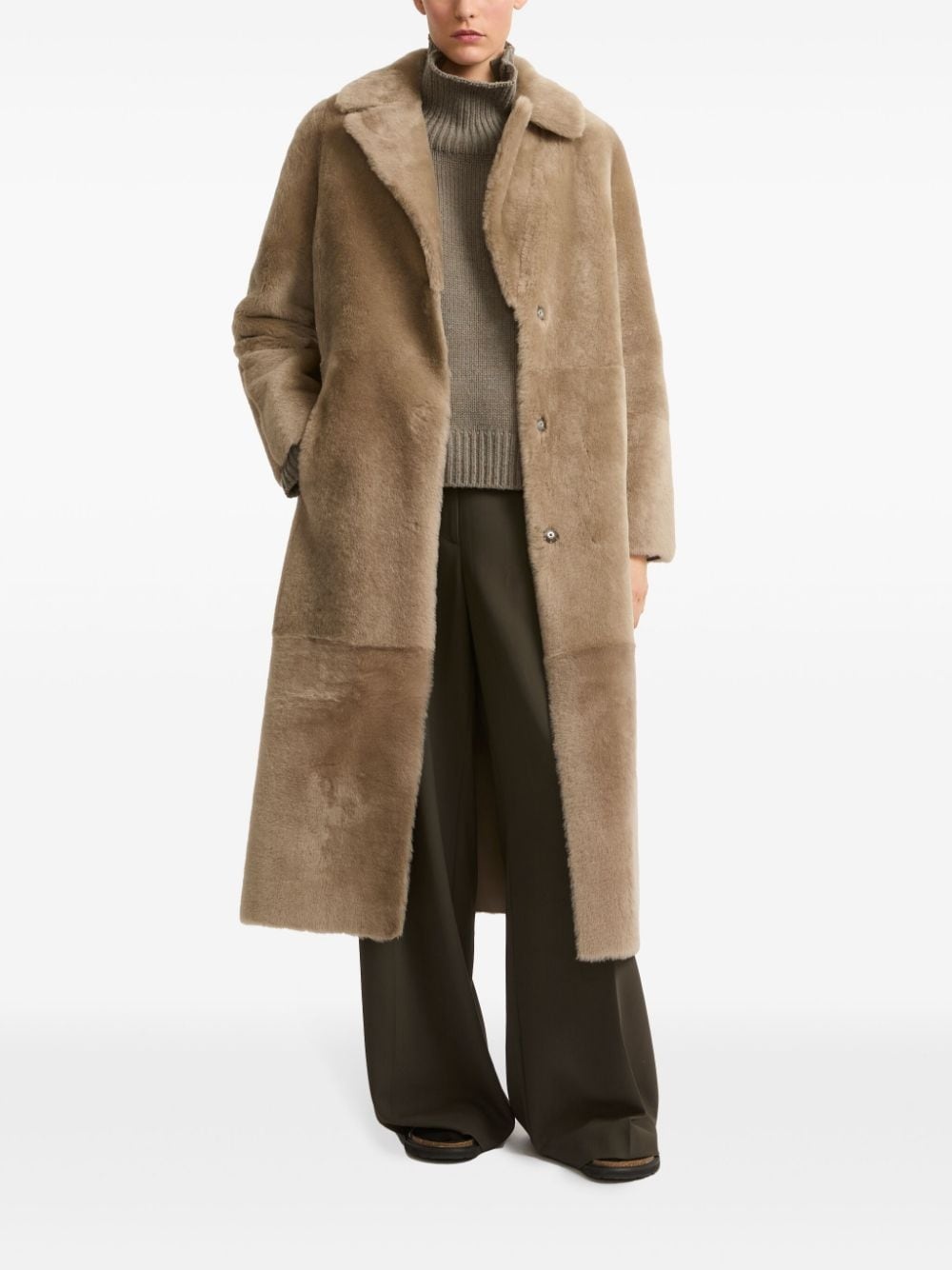 shearling coat - 2