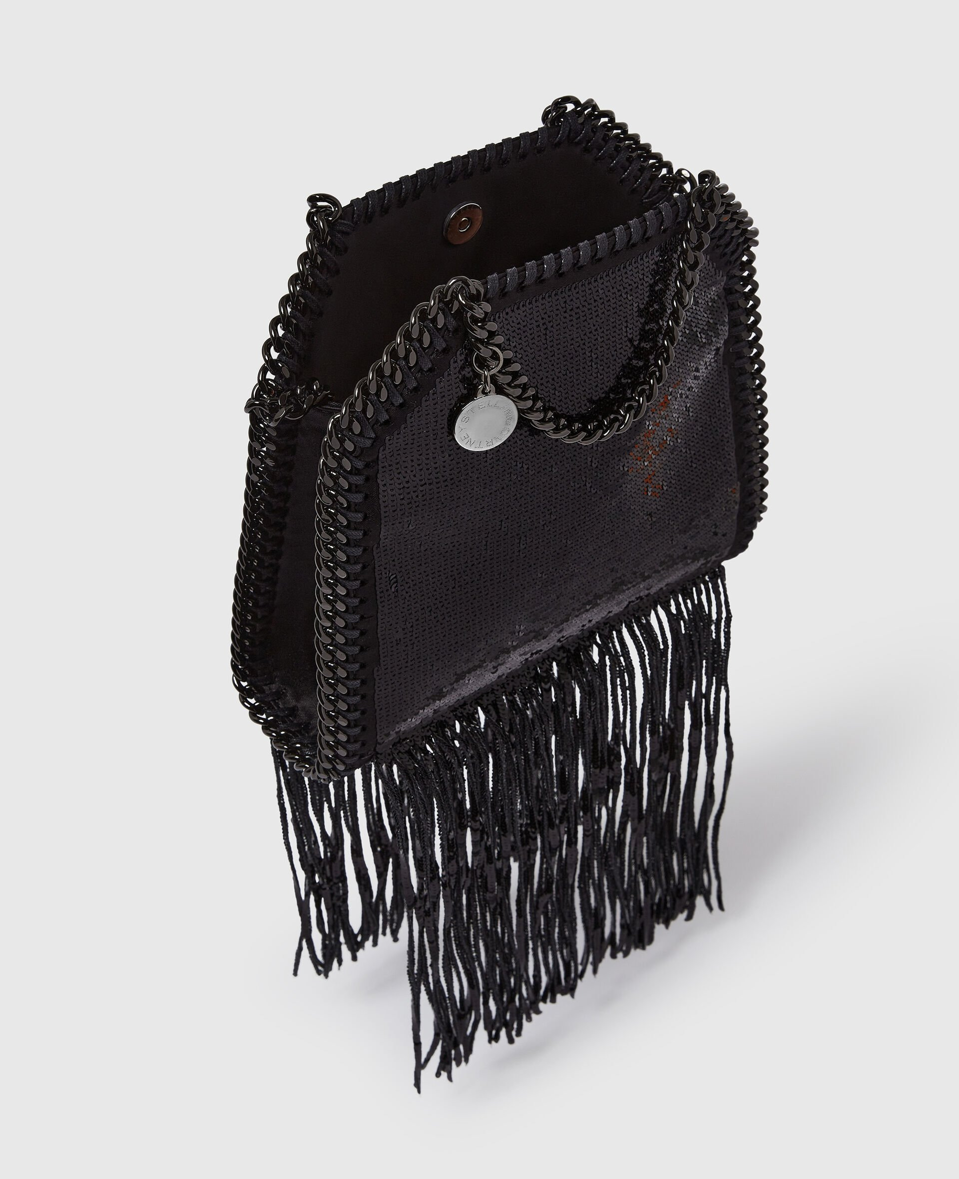 Limited-Edition Falabella Sequin Fringe Tiny Tote Bag - 6