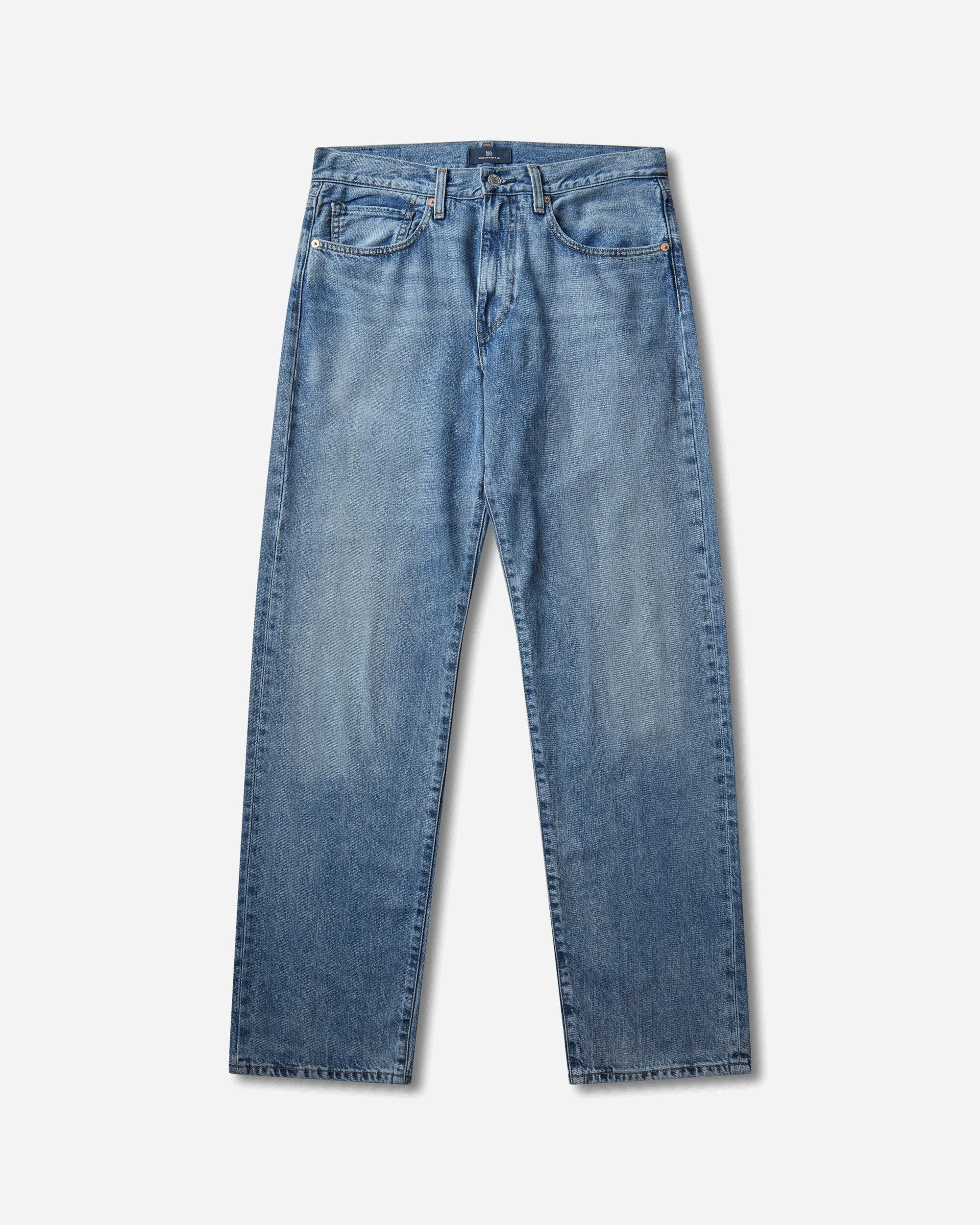 Men's Blue Tab Anchor Relaxed Jeans Blue - 1