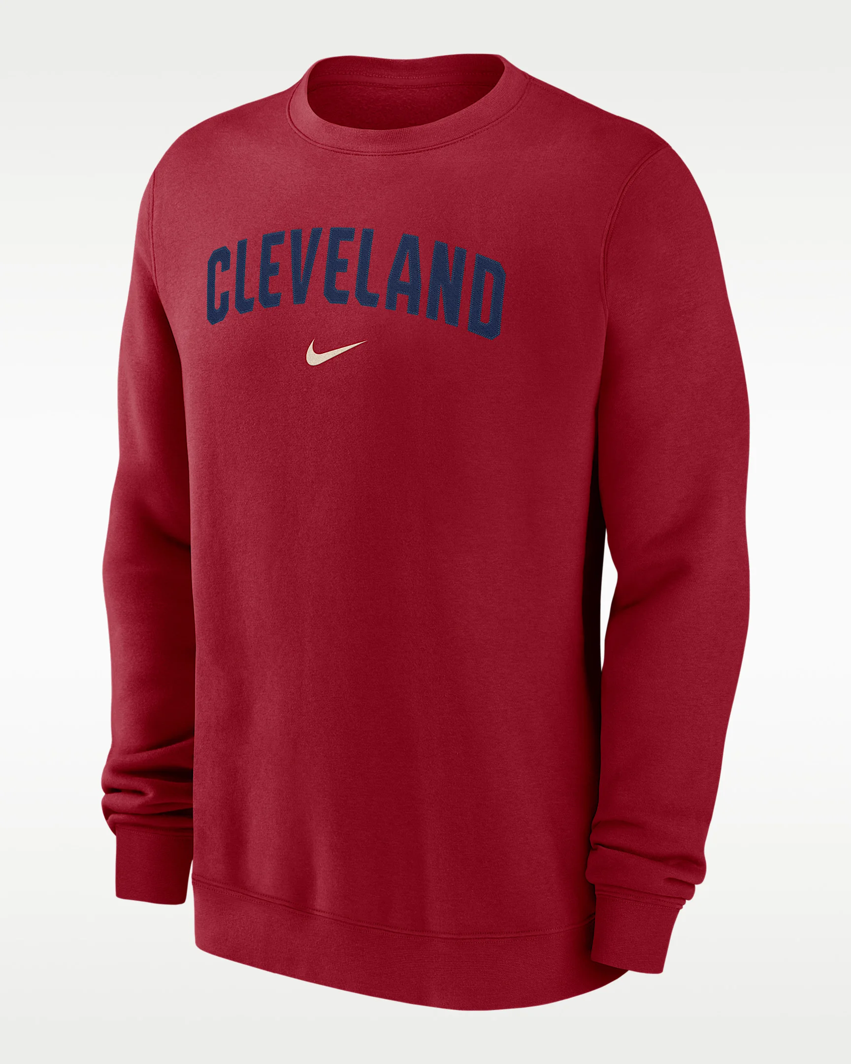 Cleveland Guardians 2-Hit Men's Nike MLB Pullover Crew - 1