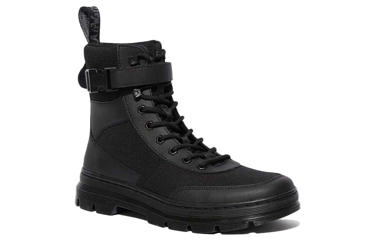 Dr. Martens Combs Tech Poly Casual Boots 'Black' 25656001 - 2