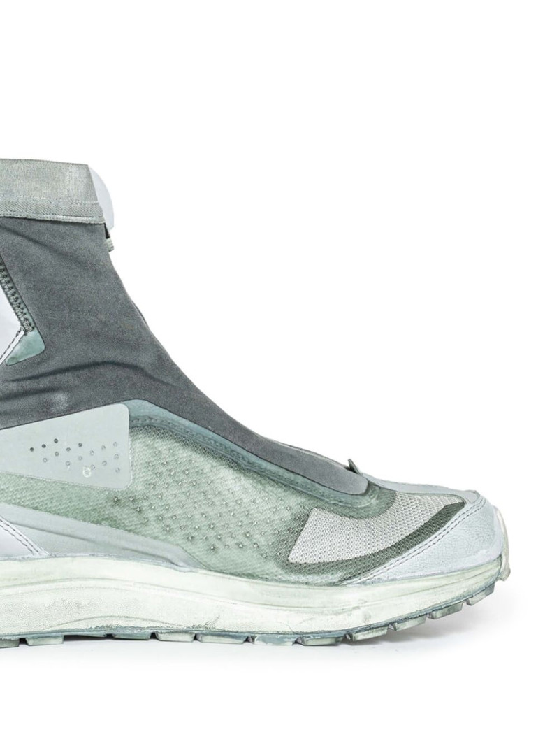 11 by Boris Bidjan Saberi zip-up hi-top sneakers outlook