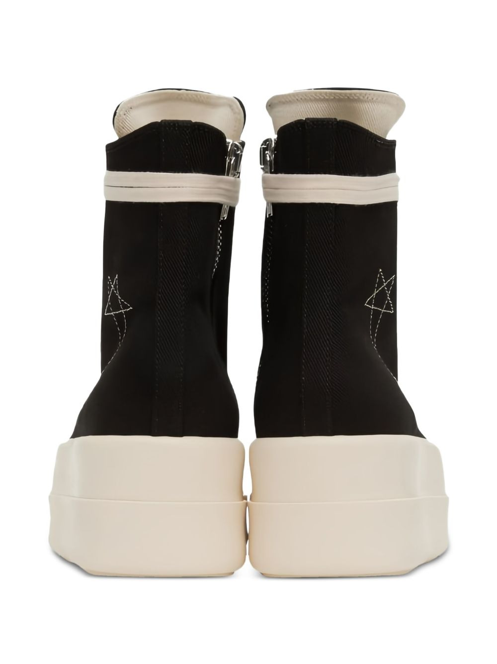 Double Bumper platform lace-up trainers - 3