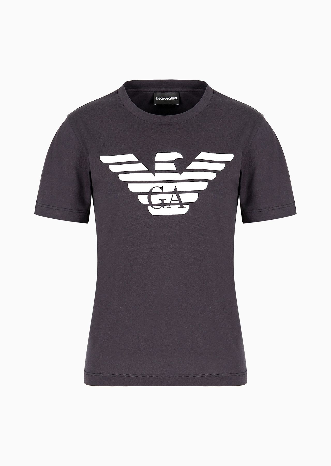 ASV organic-jersey T-shirt with logo print - 1