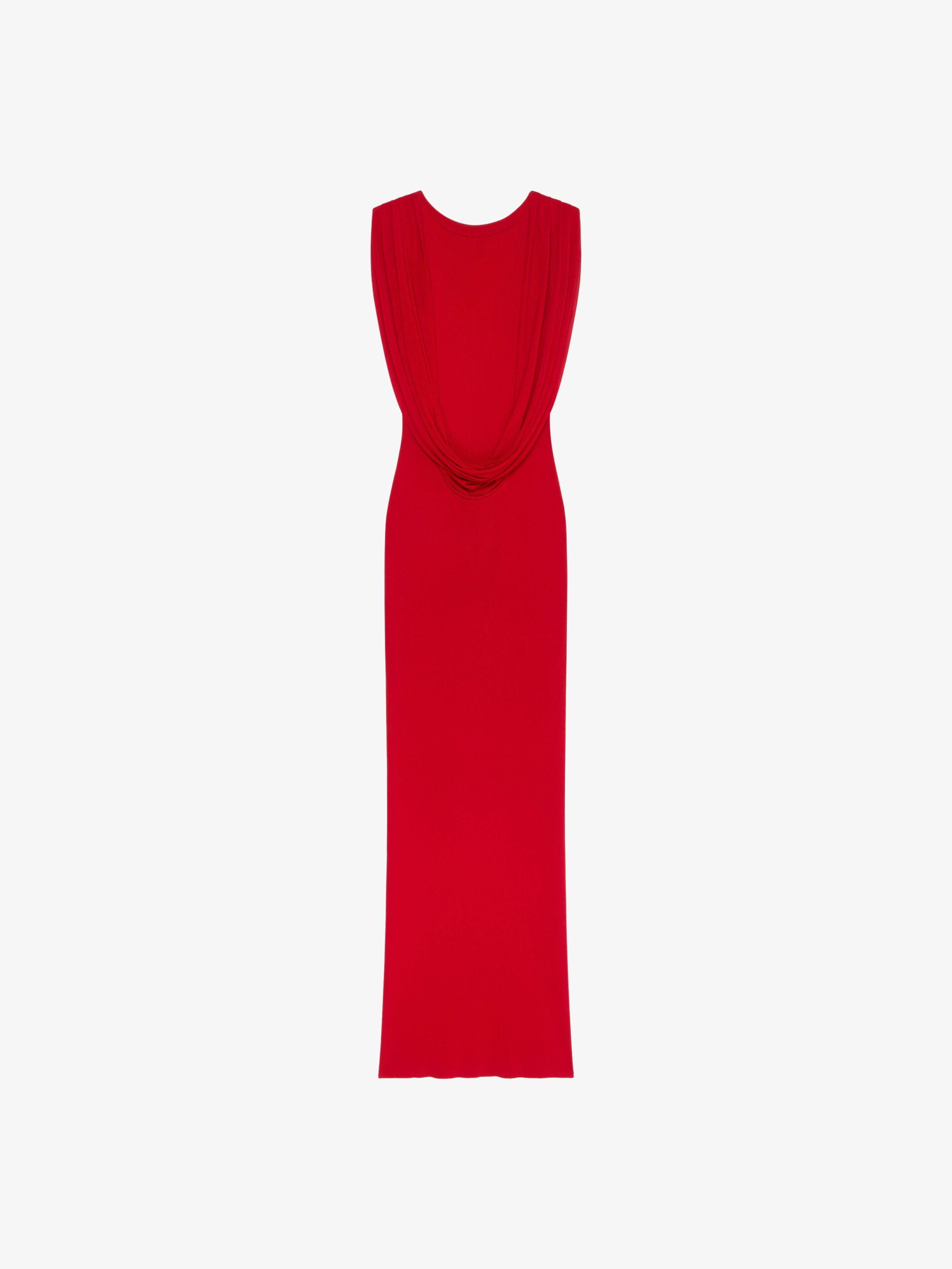 DRESS IN KNIT WITH OPEN BACK - 5