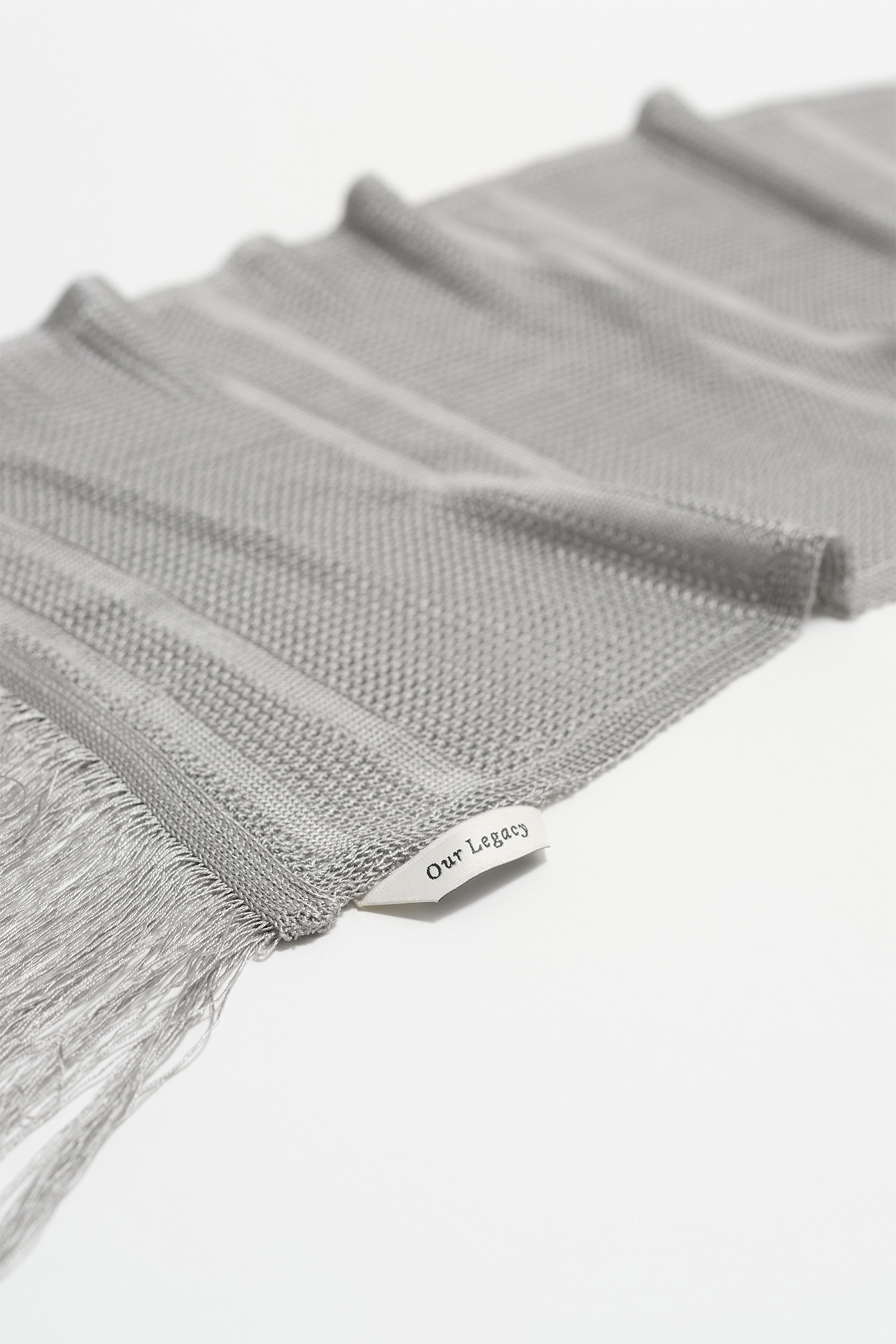 Our Legacy - Piano Scarf Silver Sparkle Crooner Viscose
