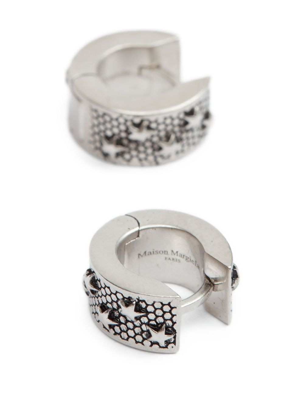 Star hoop earrings - 3