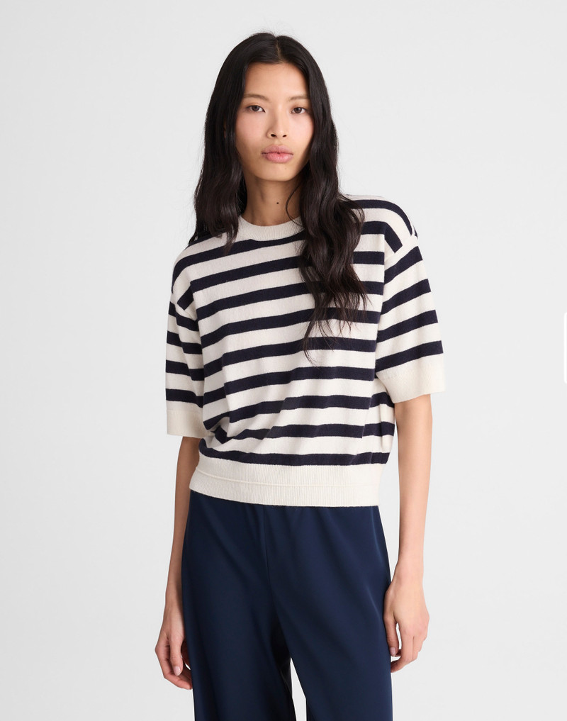 Relaxed Sweater Tee in 100% Cashmere 3