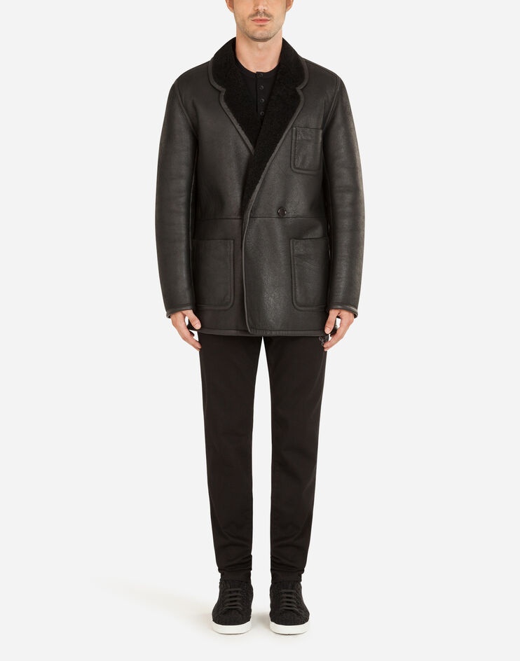 Shearling pea coat - 6