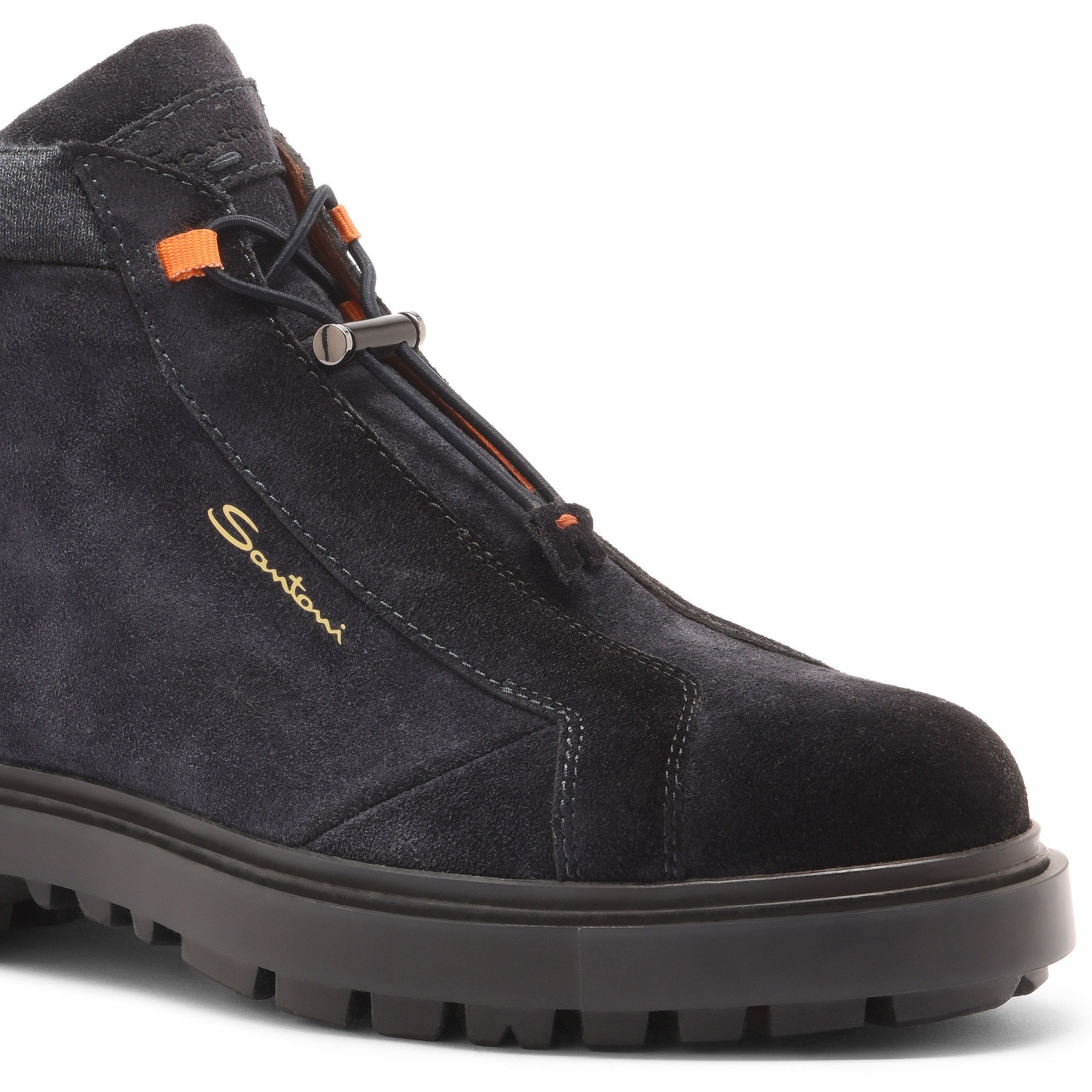 Men's blue suede hiking boot - 6