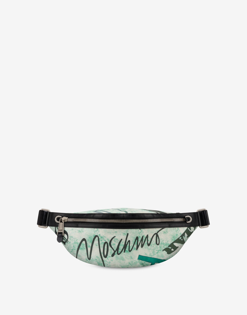 DOLLAR PRINT NYLON BELT BAG 1