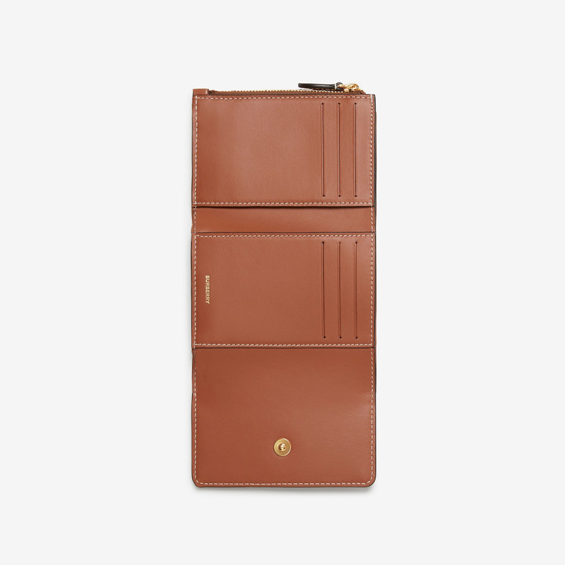 Burberry Check and Leather Small Folding Wallet outlook