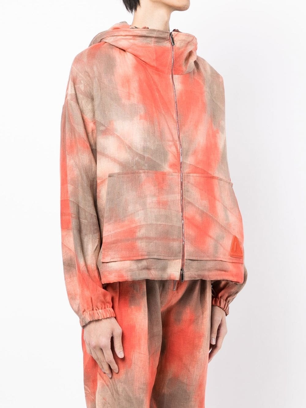 tie-dye hooded jacket - 3