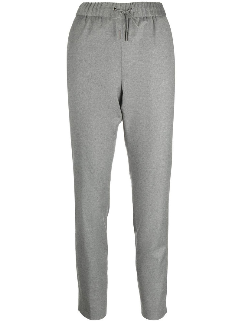 drawstring straight-leg trousers 1