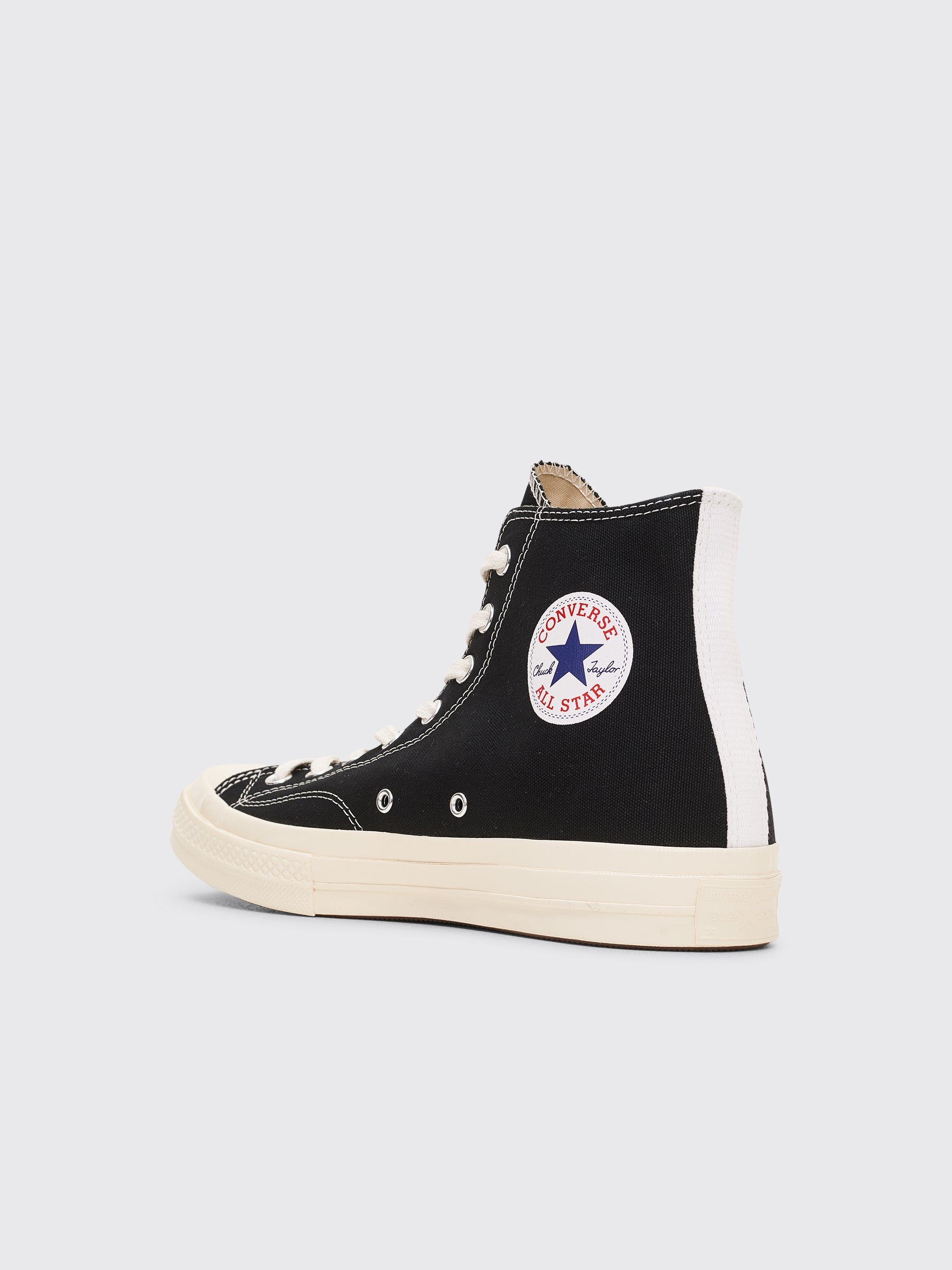 COMME DES GARÇONS PLAY X CONVERSE CHUCK 70 HI BLACK - 2