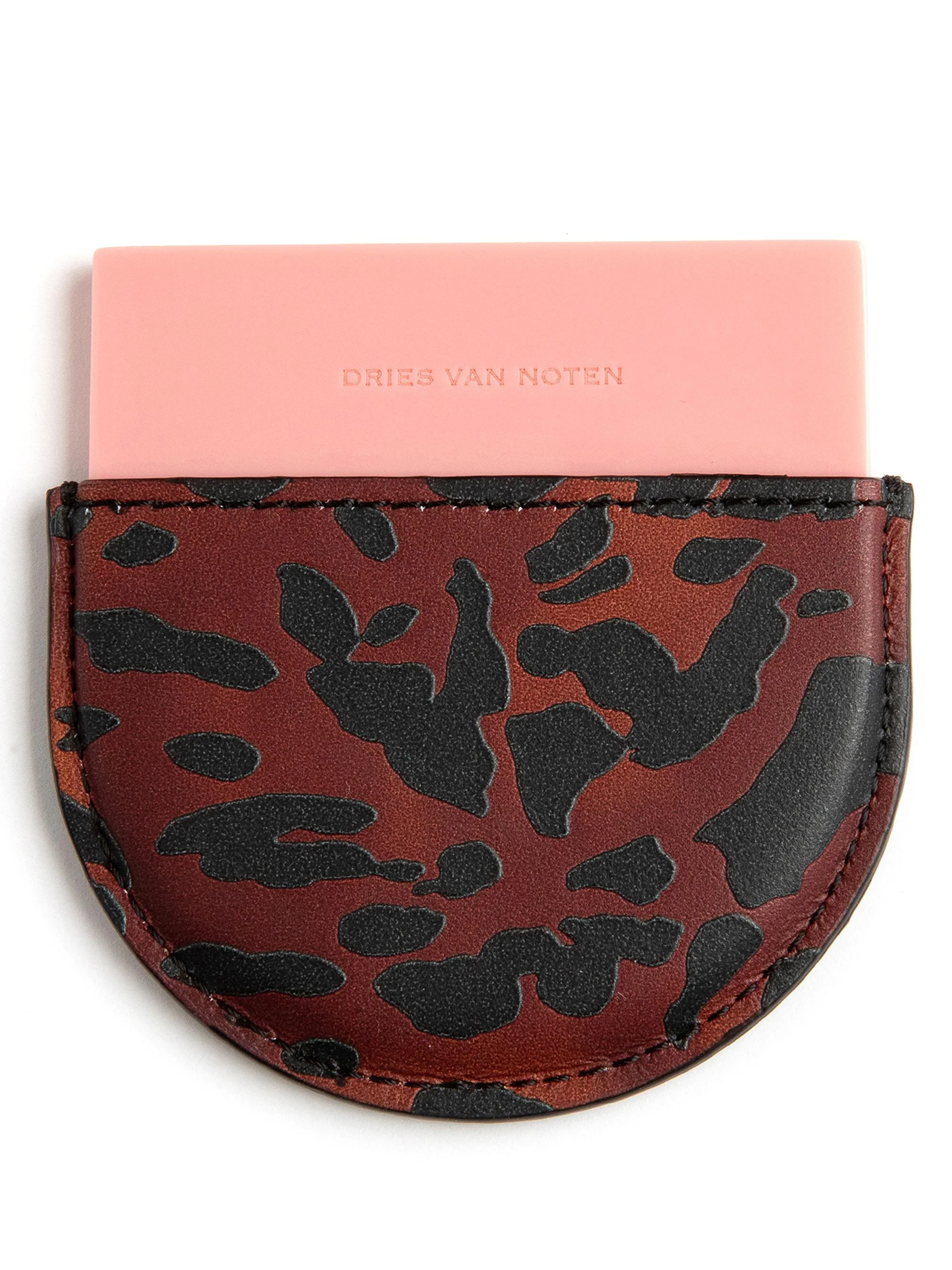 Women's Resin Mirror & Leather Case - 1