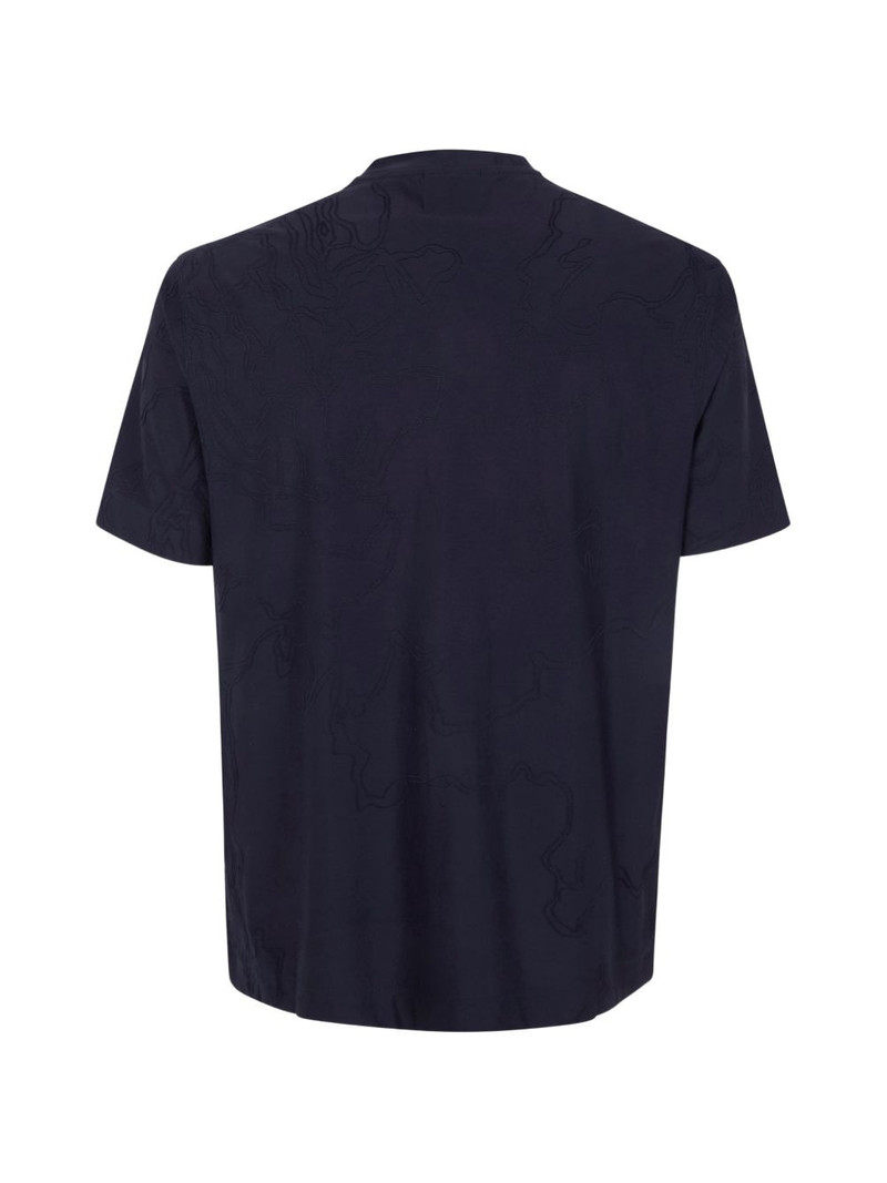 EMPORIO ARMANI patterned T-shirt outlook