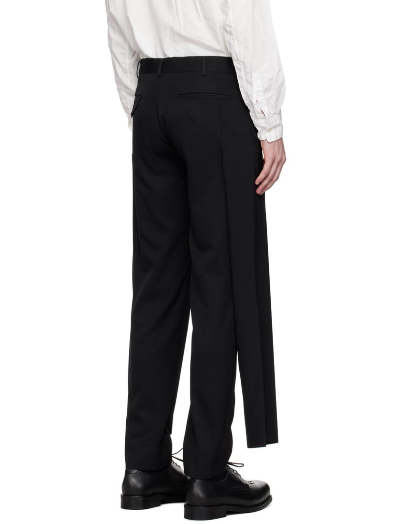 Black Double Leg Trousers 3
