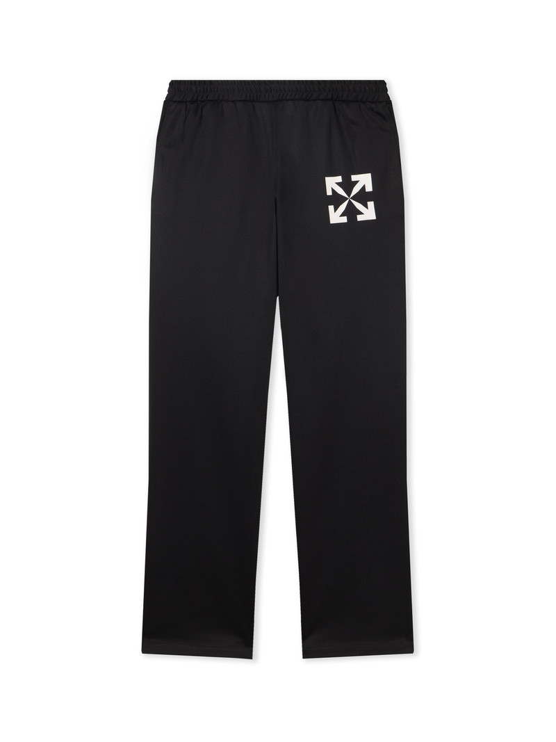 Off-White Straight-Leg 로고 인쇄 새틴 - 제리 스웨터 outlook