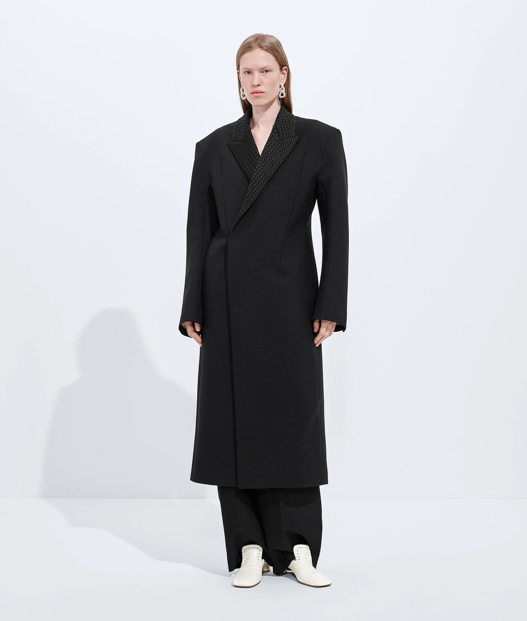 Splittable Wool and Mohair Coat - 1