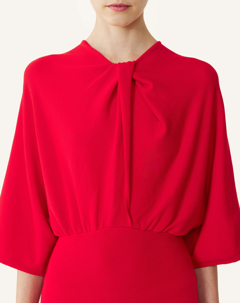 MERINO WOOL SWEATER WITH BOW DETAIL 6