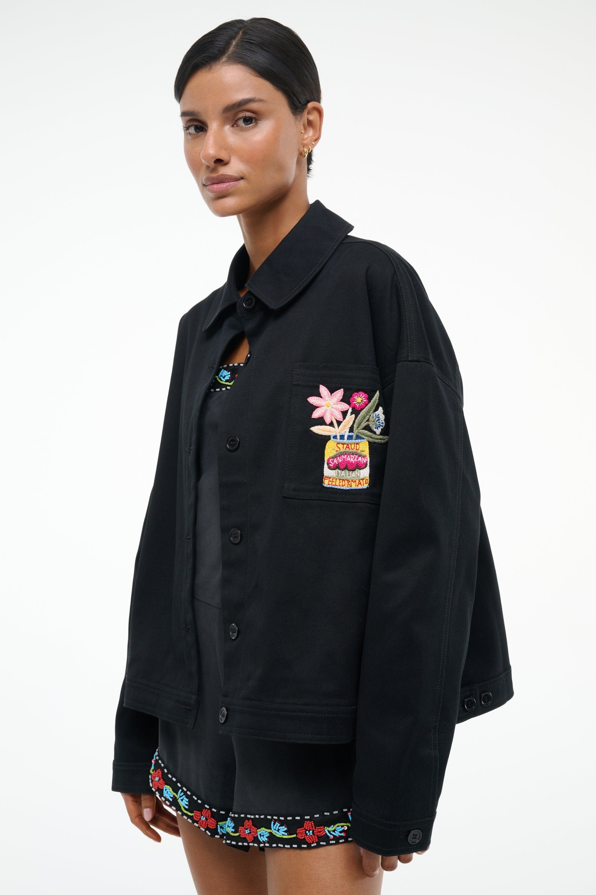 STAUD JANE JACKET BLACK - 4