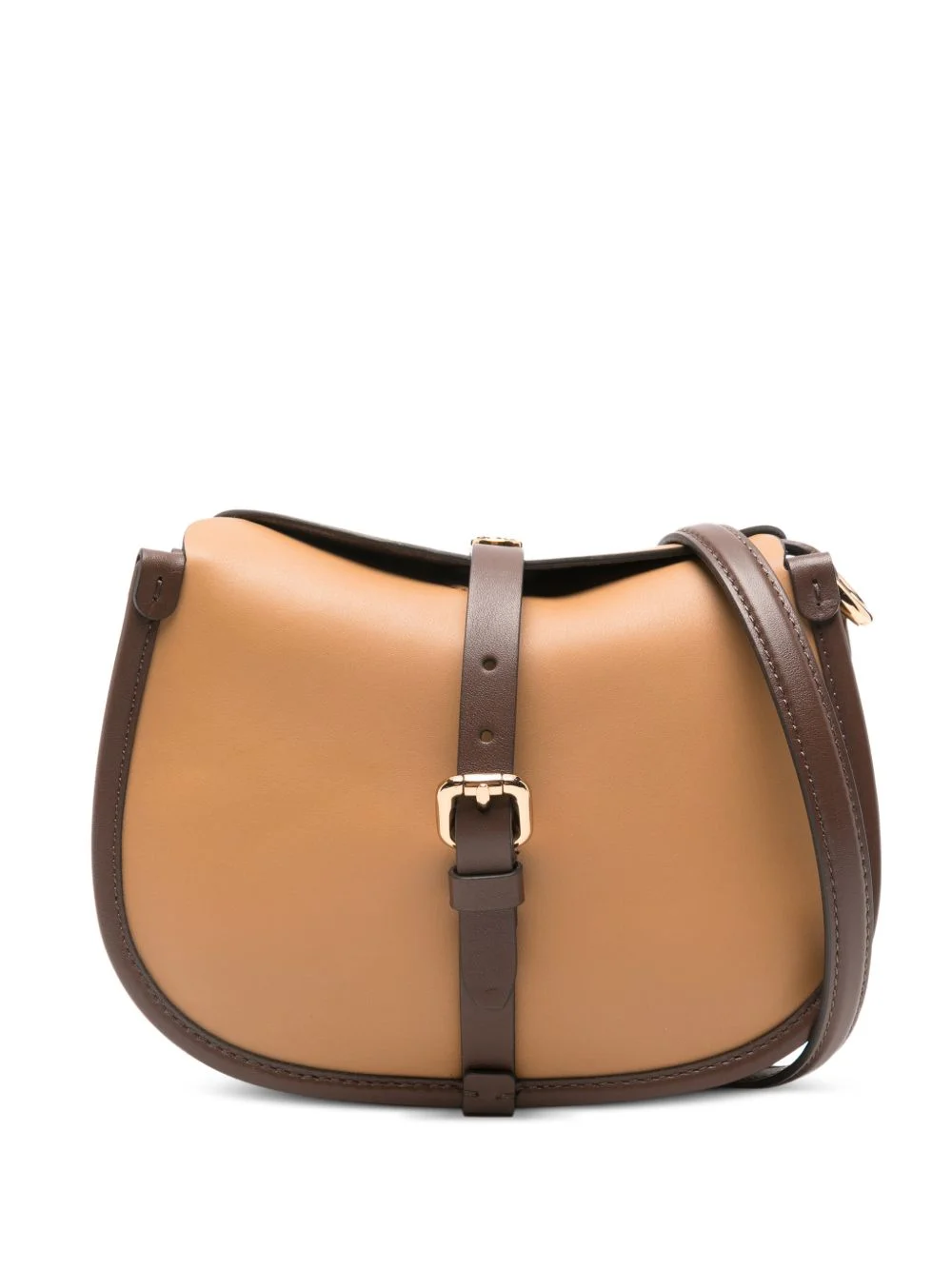 buckle calf leather cross body - 1