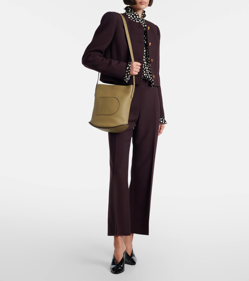 DELVAUX Pin Daily Medium leather tote bag outlook