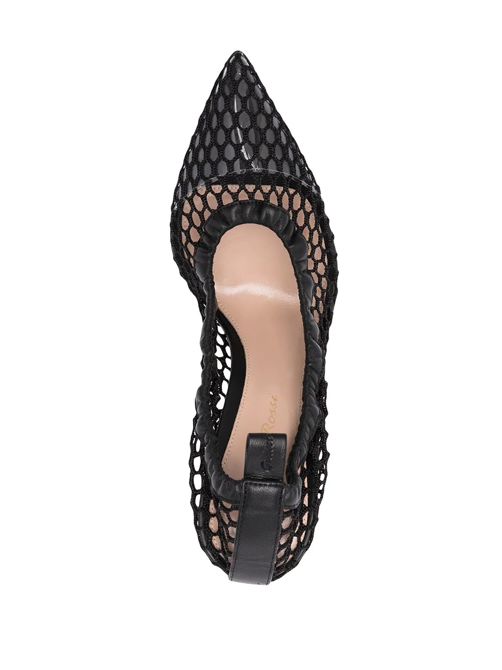 pointed mesh pumps - 4