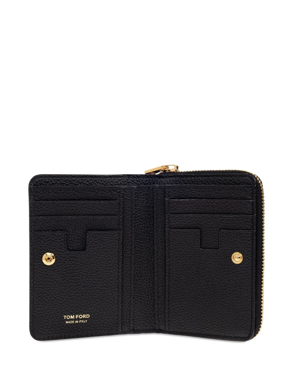 zip-around leather wallet - 4