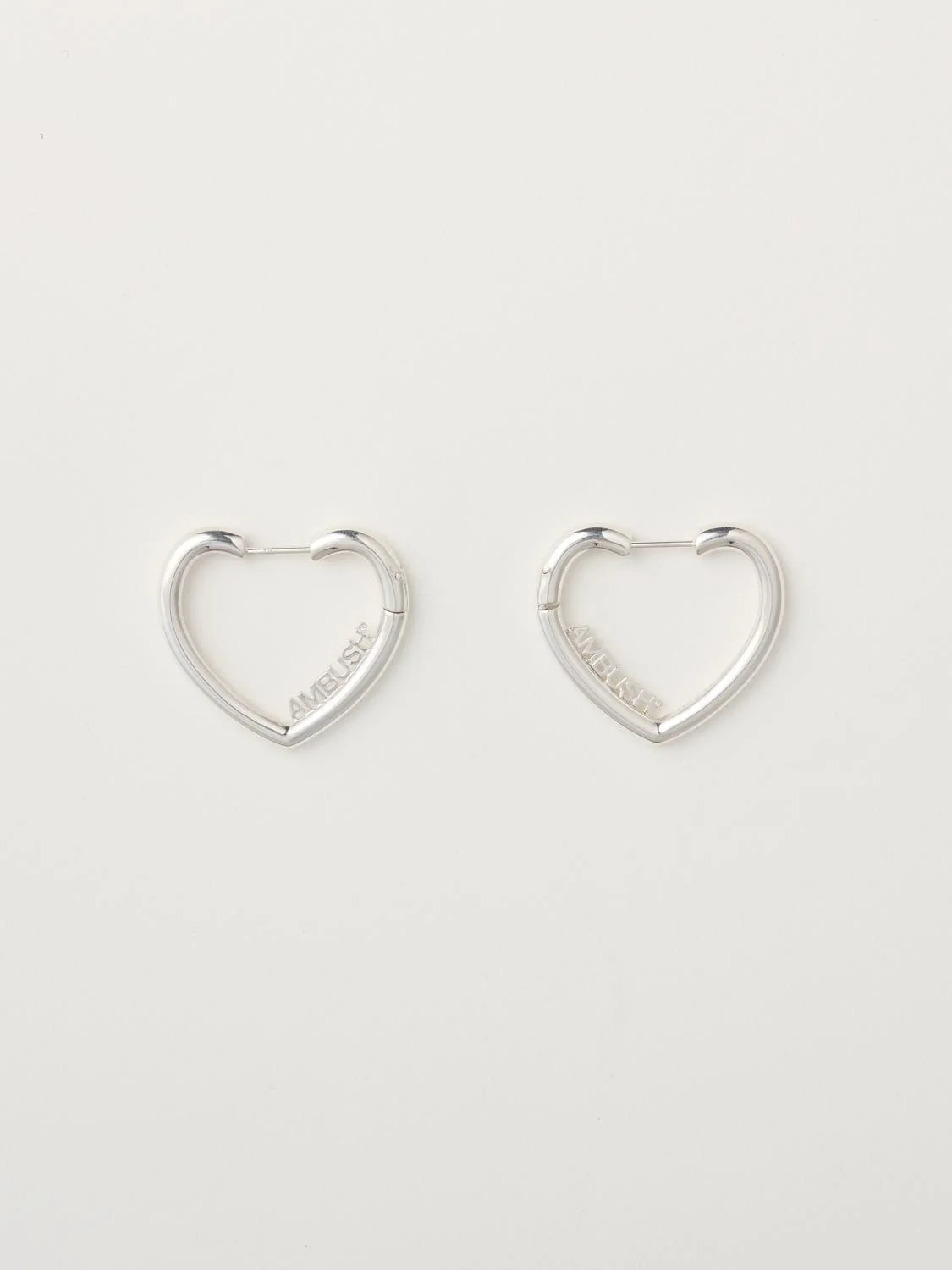 MINI HEART HOOP EARRINGS - 1
