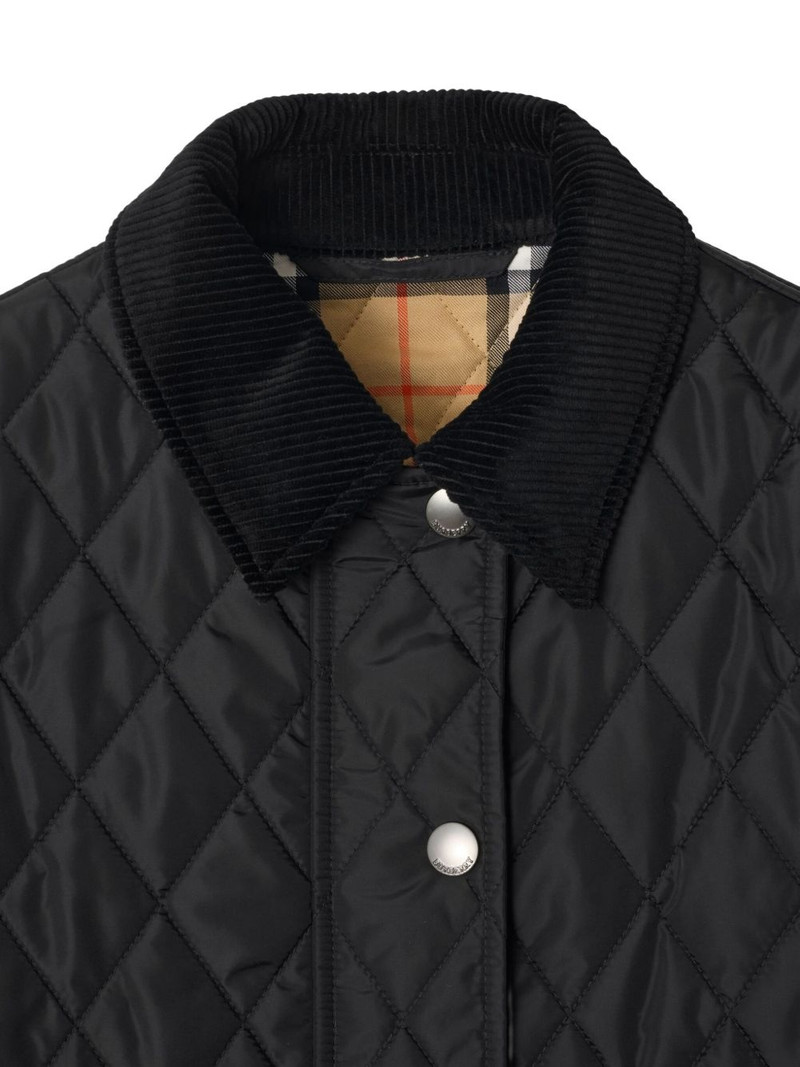 Burberry quilted cropped jacket outlook