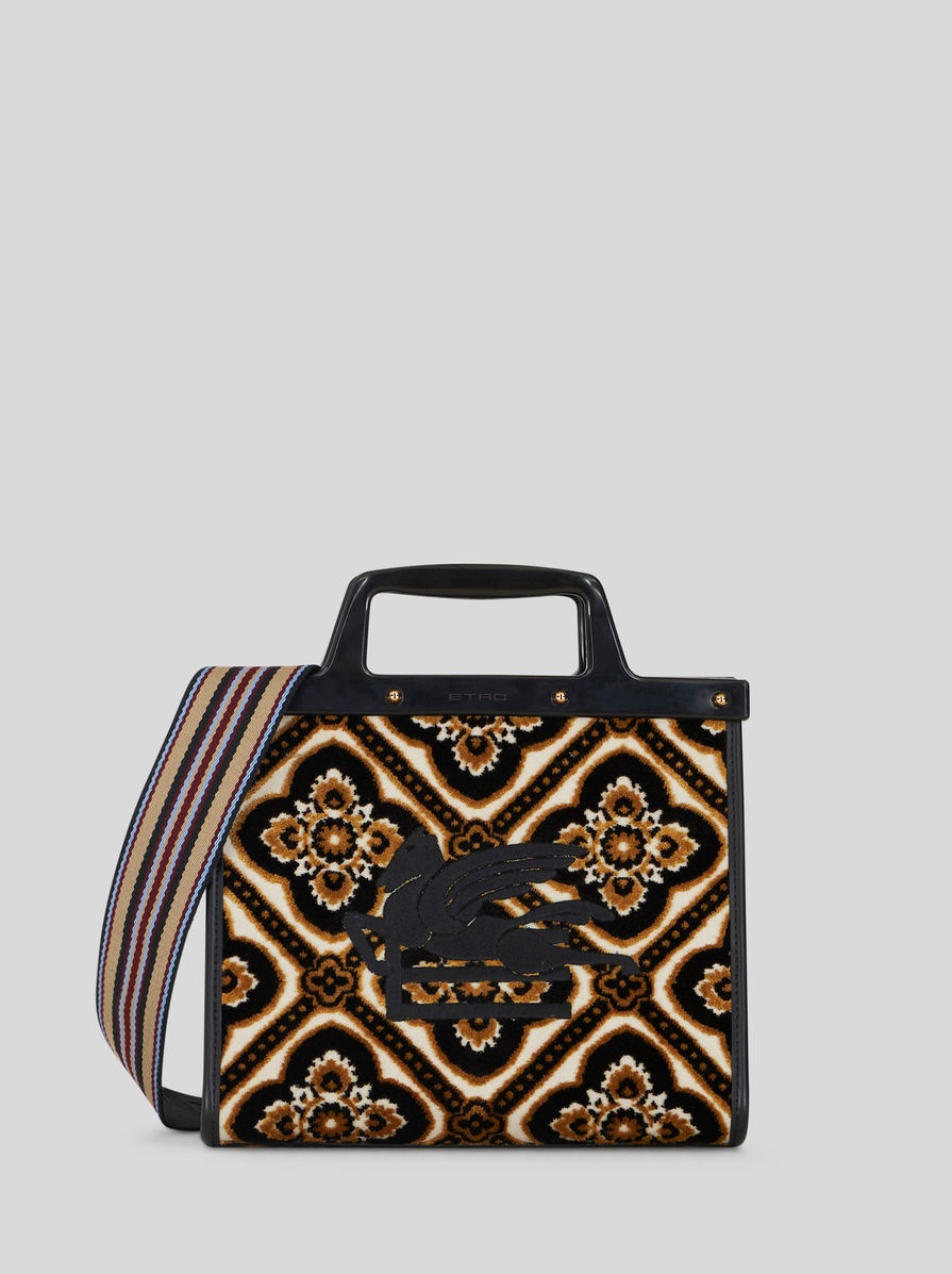 SMALL JACQUARD LOVE TROTTER BAG - 1