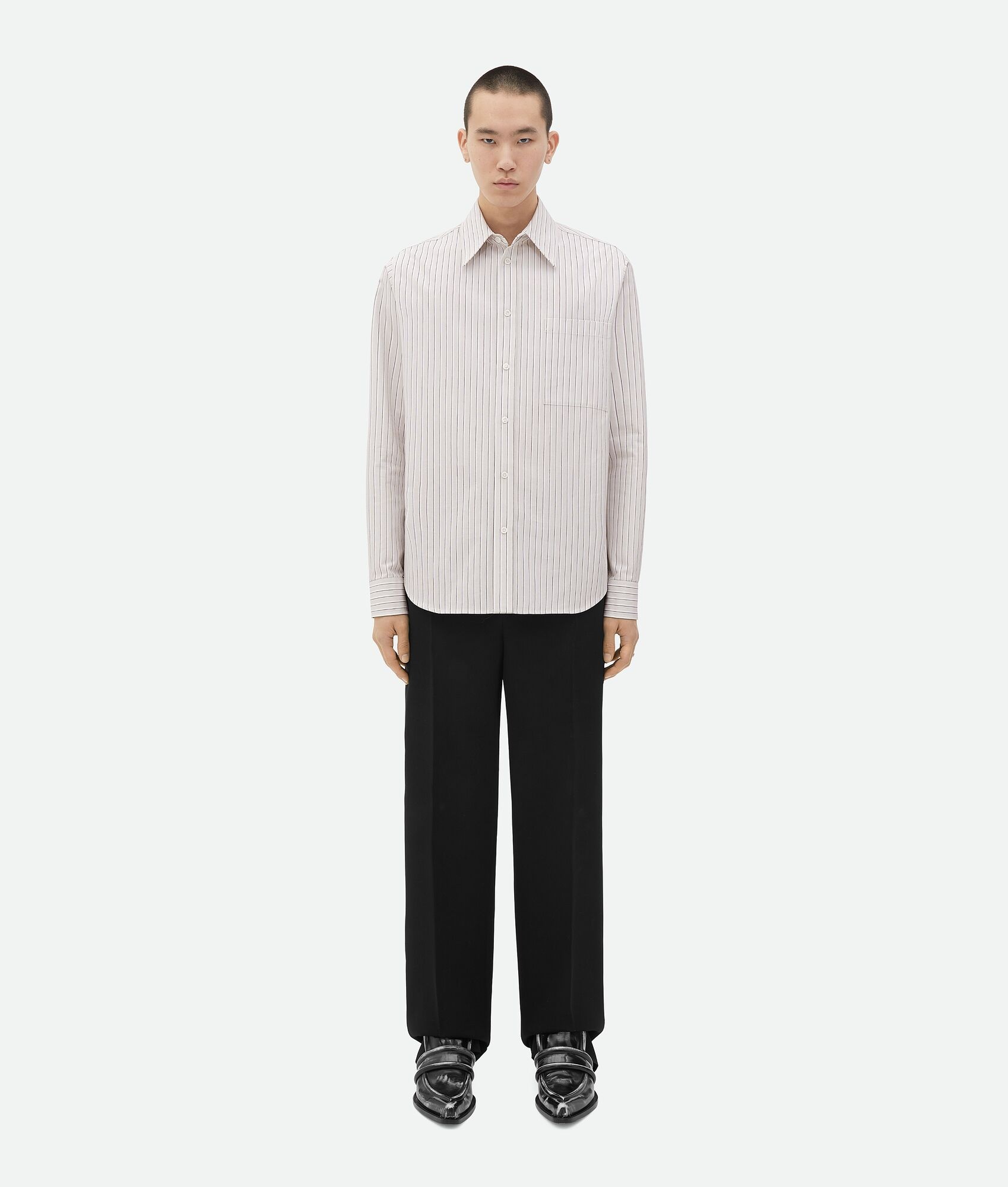Compact Cotton Striped Shirt - 1