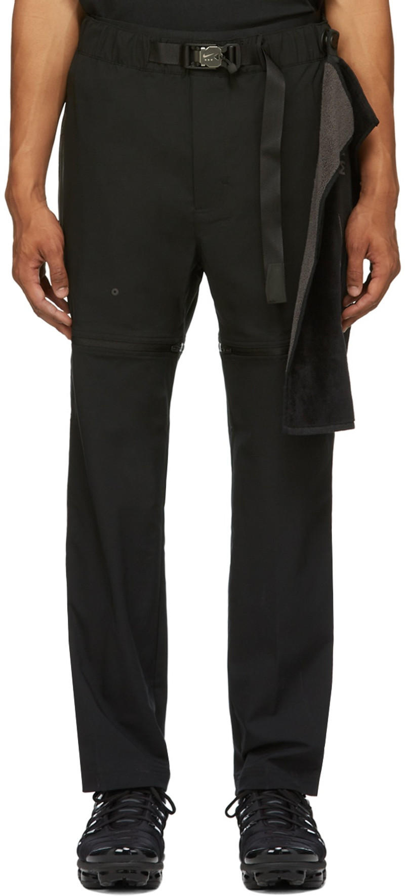 Black MMW Edition Convertible  3-in-1 Lounge Pants - 1