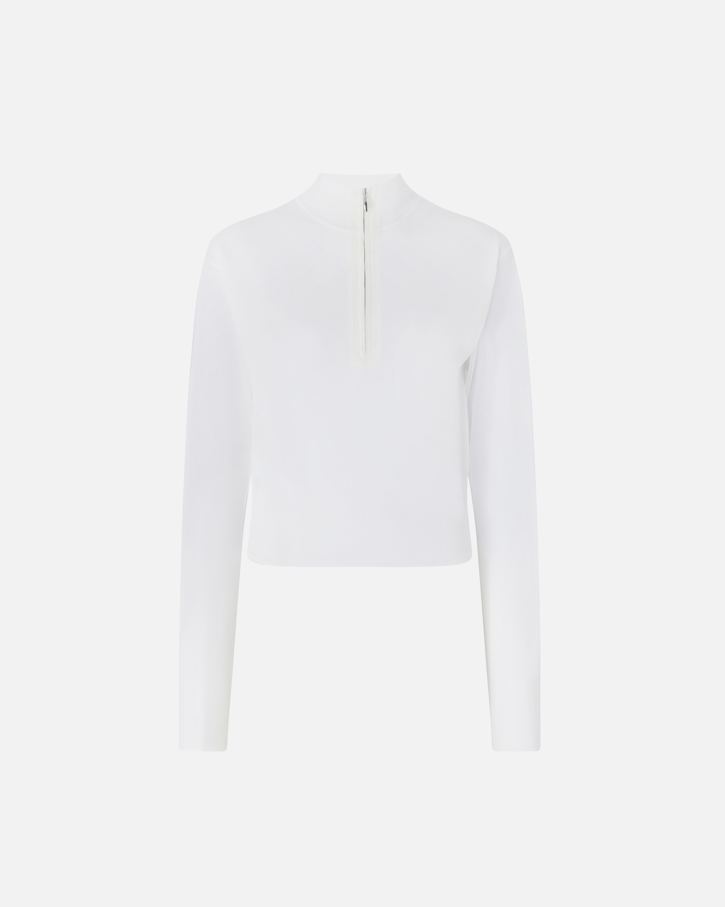 REIMAGINE SEMI-TRANSPARENT HALF-ZIP SWEATER PINKO X PATRICK MCDOWELL - 1