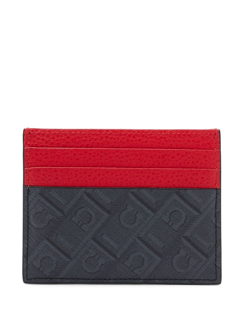 Gancini-print card holder - 2