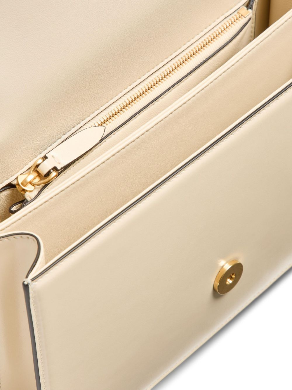 Vlogo plaque leather shoulder bag - 7