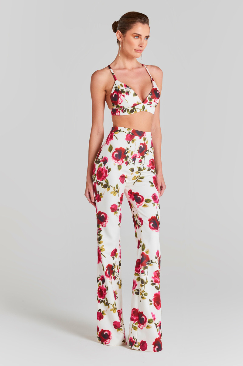 Portia White Floral Bra Top 3