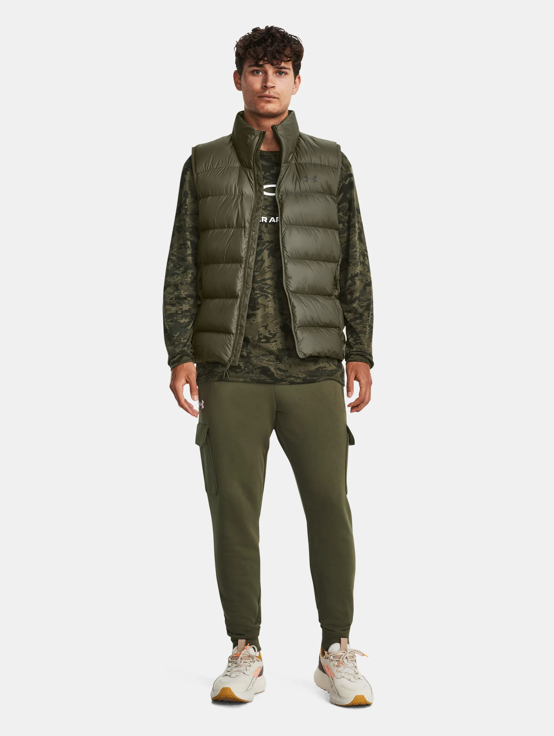 Men's UA Rival Fleece Cargo Joggers - 5