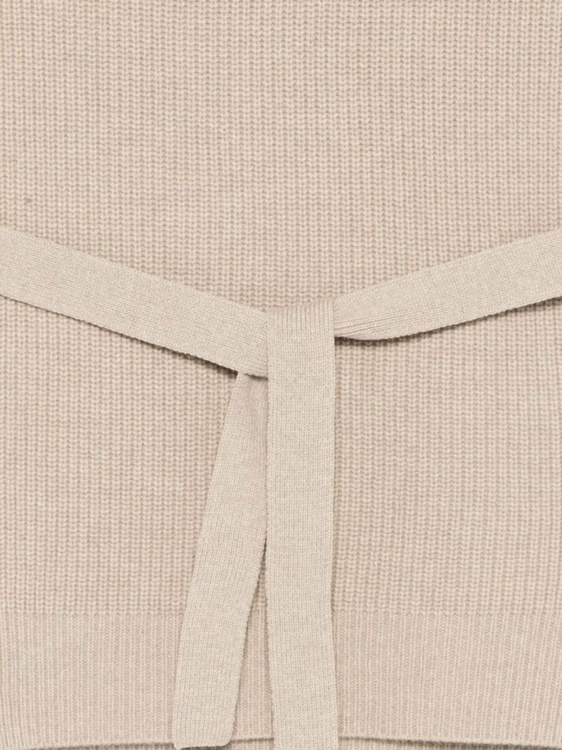 roll-neck belted knitted top 3