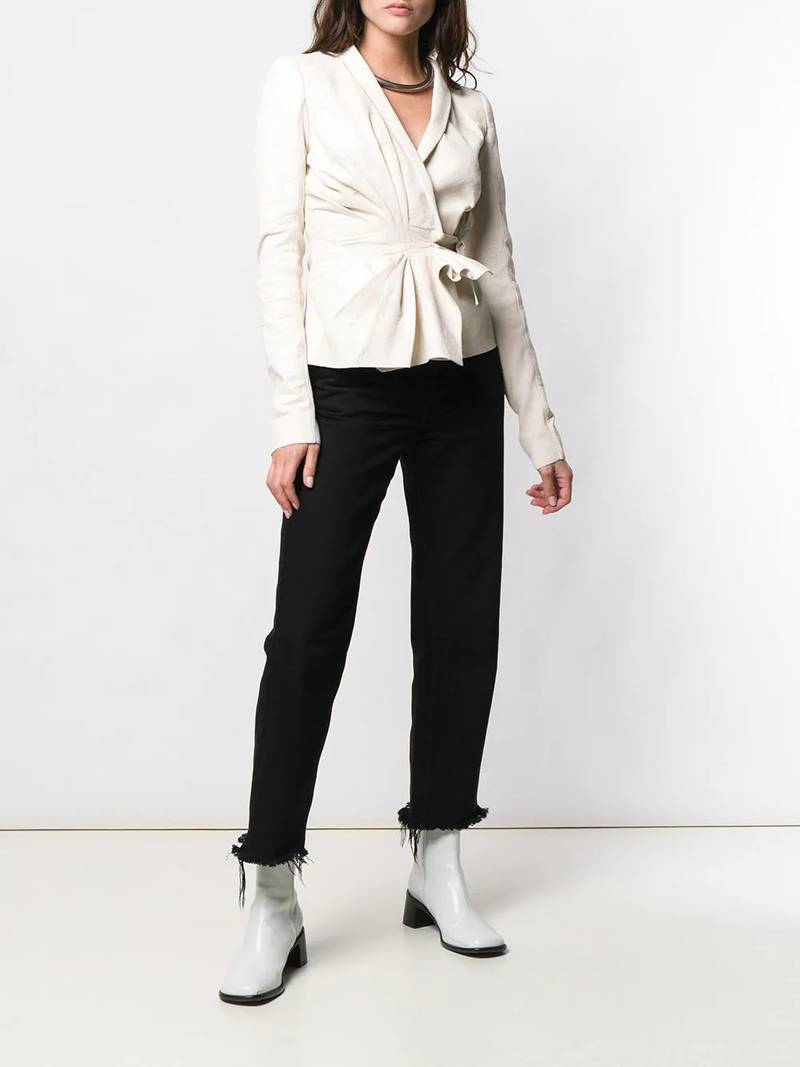 Rick Owens gathered detail jacket outlook