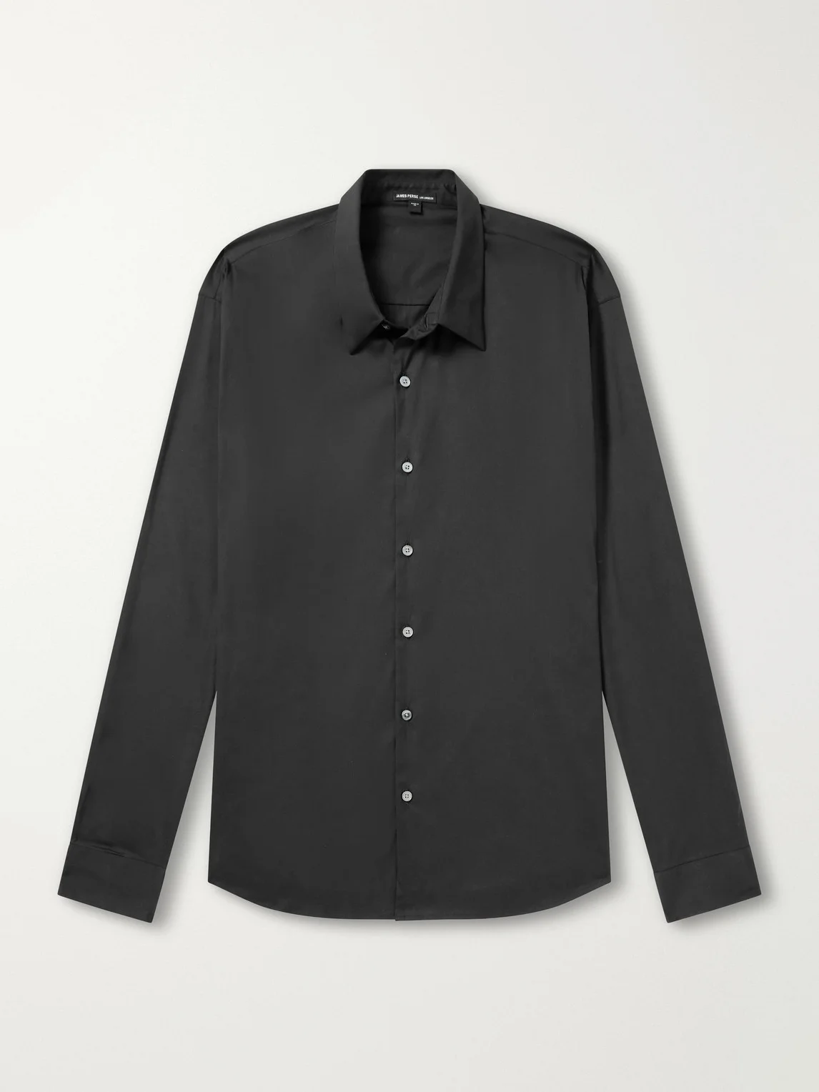 Stretch Cotton-Blend Poplin Shirt - 1