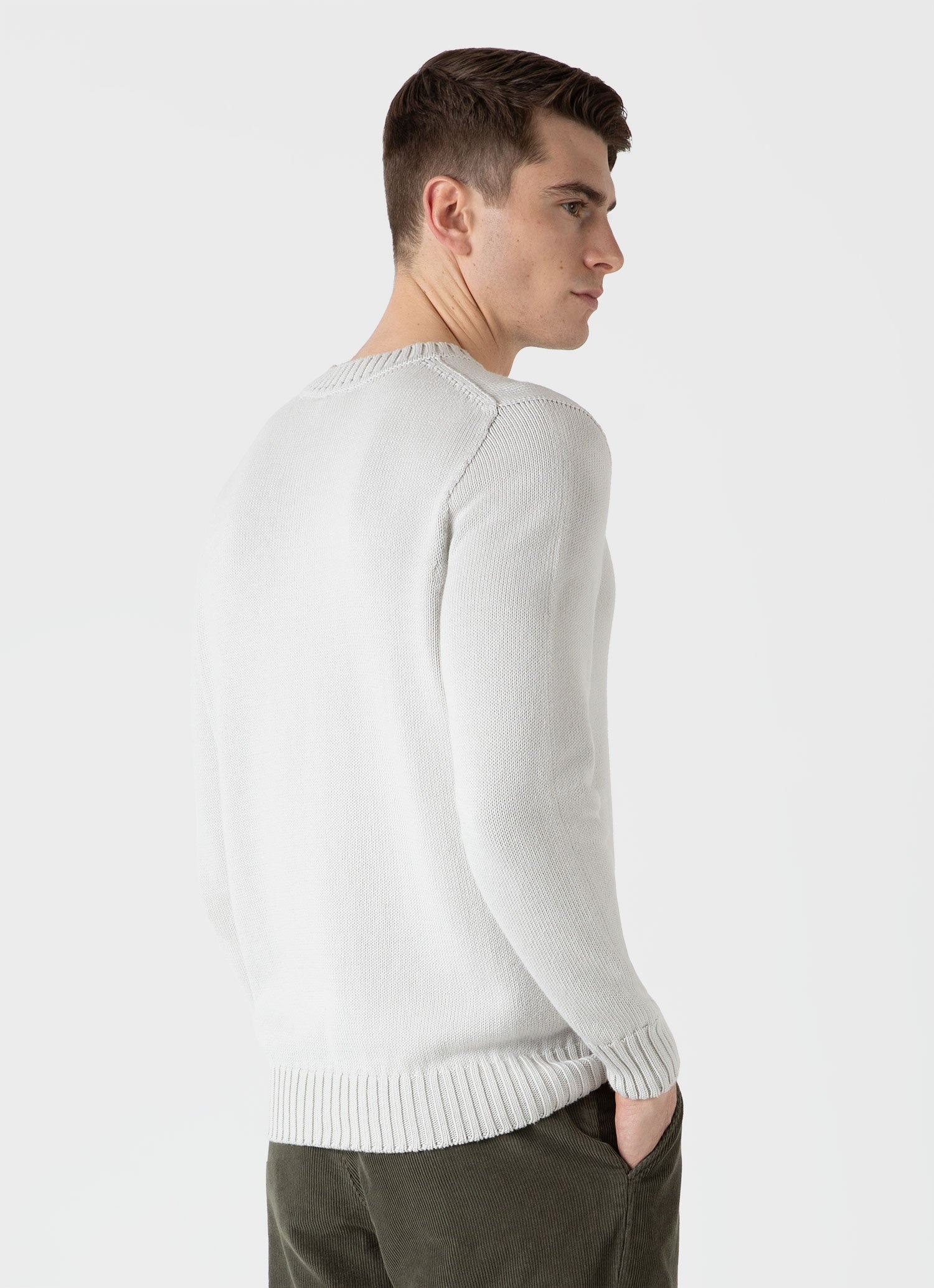 Cotton Crew Neck Jumper - 5