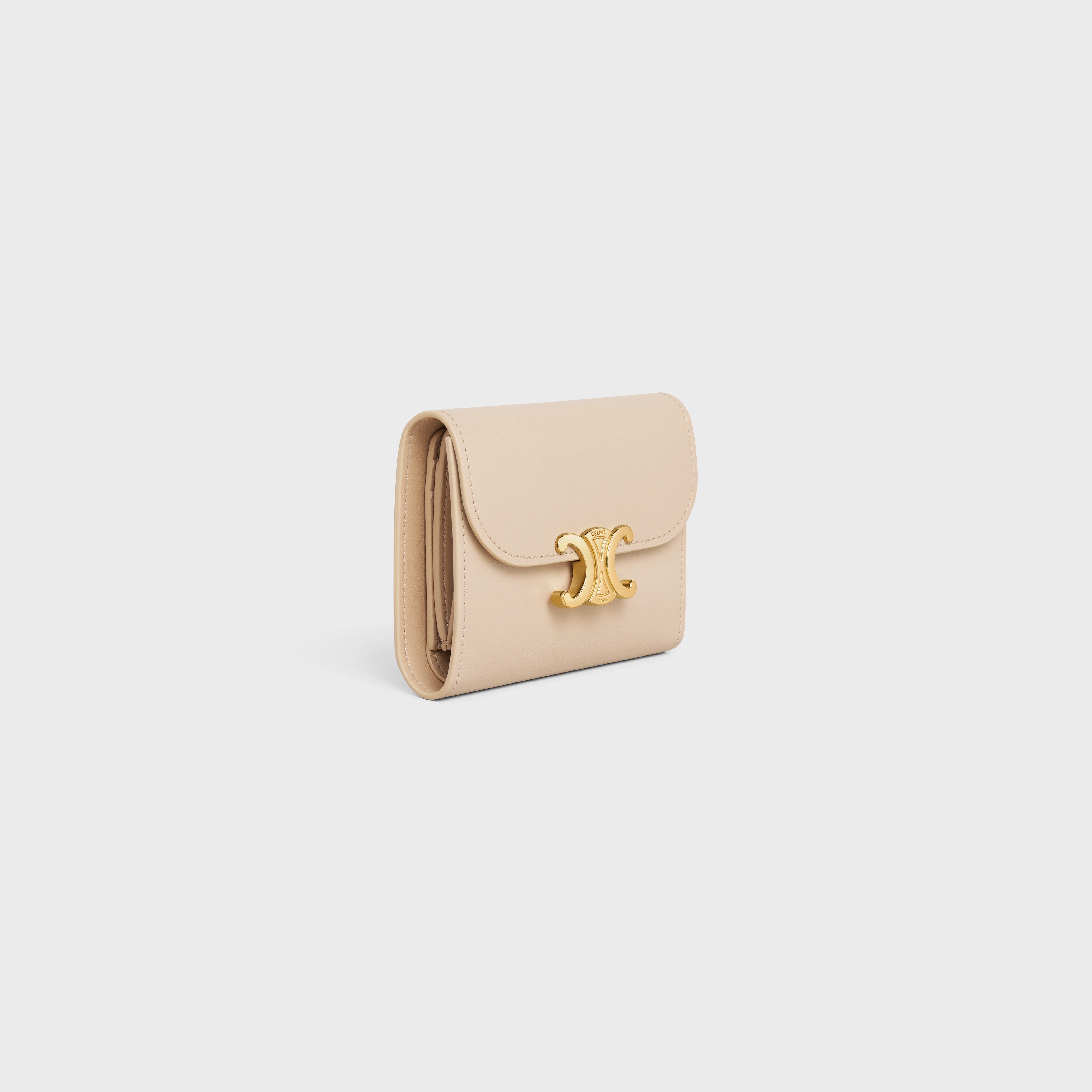 Small Wallet TRIOMPHE in Shiny calfskin - 2