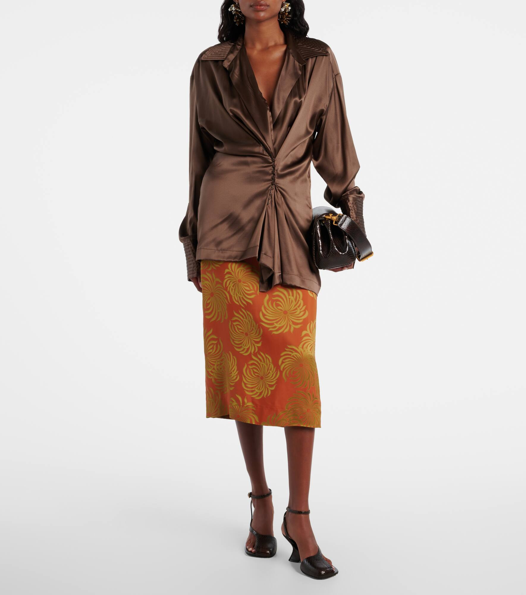 Printed midi skirt - 2