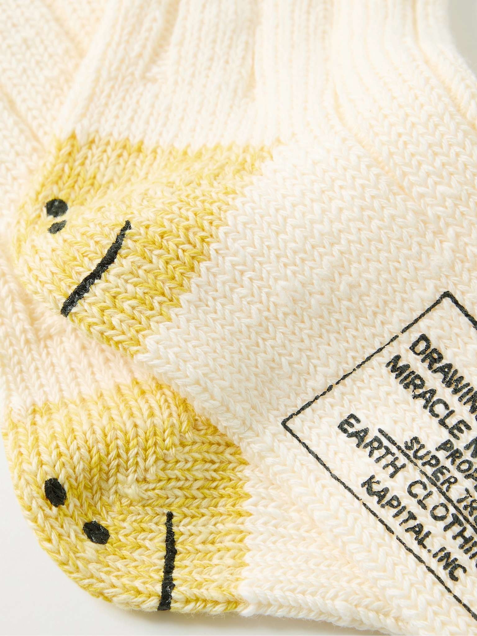 Intarsia-Knit Cotton-Blend Socks - 2