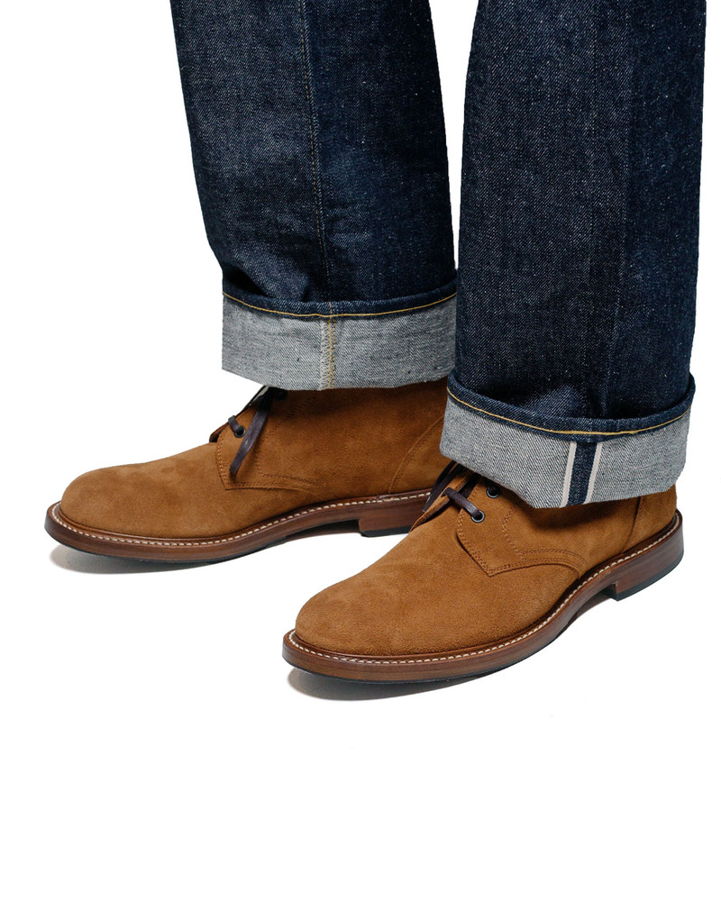 JOHN LOFGREN The Steadfast Chukka Boots Japanese Suede Mustard outlook