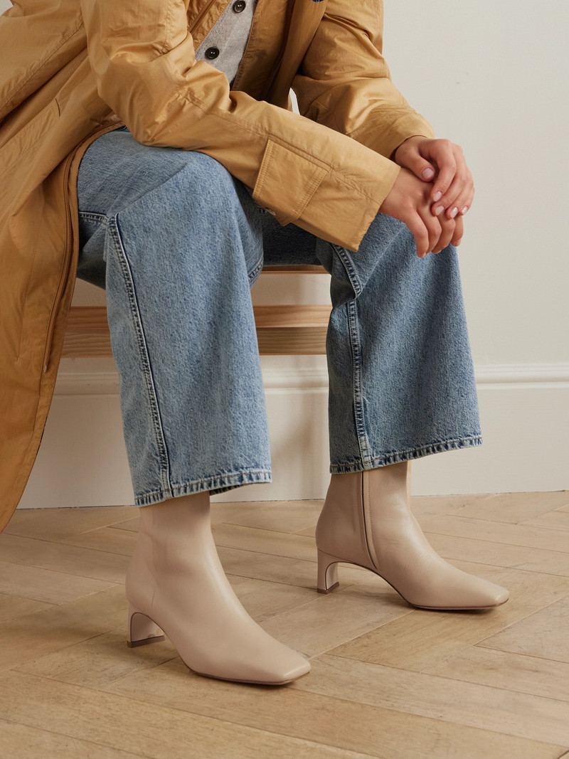 Aeyde Tabitha Leather Ankle Boots outlook